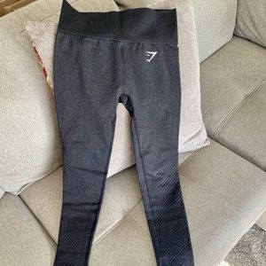 Gym Shark |  Vital Seamless Leggings - Black Marl